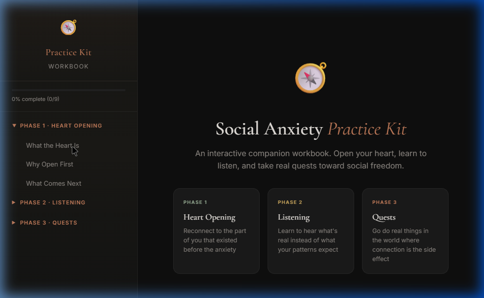 Practice Kit workbook home page